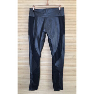 Fabletics Motion365+ Contour High-Waisted Legging Black Shine XS 0-4 MSRP$95